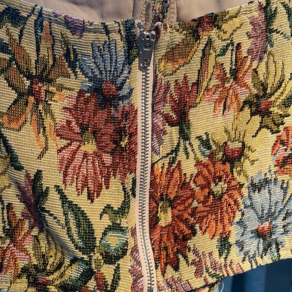 Floral Brocade Bustier Top - Picture 5 of 5